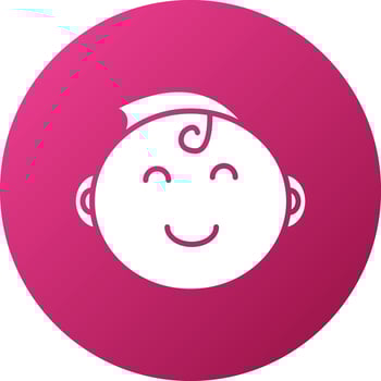 Baby Boy Icon Style vector