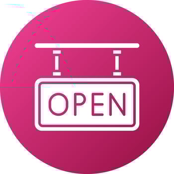 Open Tag Icon Style vector