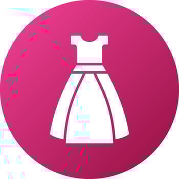 Dress Icon Style vector