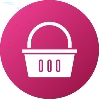 Shopping Basket Icon Style vector