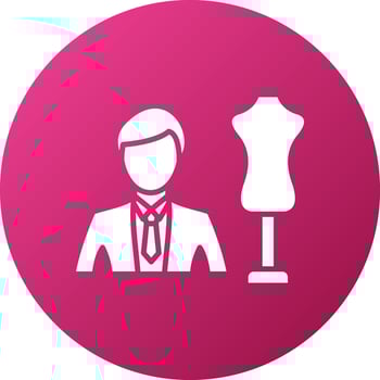 Fashion Designer Icon Style vector