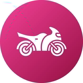 Motorbike Icon Style vector