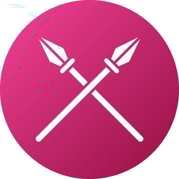 Spear Icon Style vector