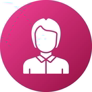 Character Female Icon Style vector