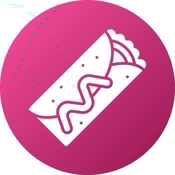 Chimichanga Icon Style vector