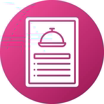 Daily Menu Icon Style vector