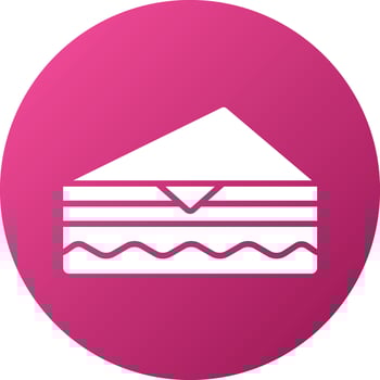 Deli Style Sandwich Icon Style vector