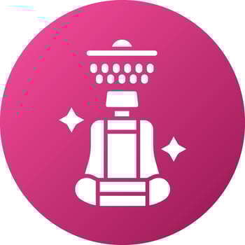 Seat Cleaning Icon Style vector