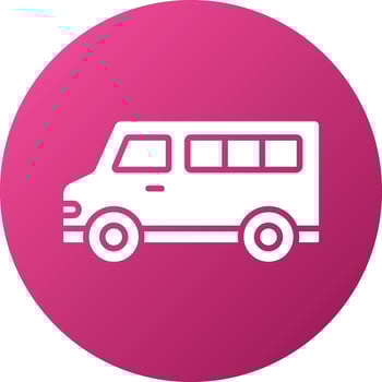 Minivan Icon Style vector