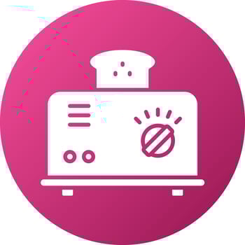 Toaster Icon Style vector