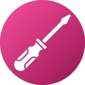Screwdriver Icon Style vector