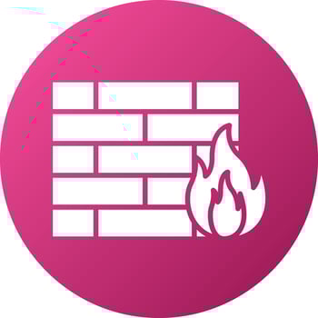 Firewall Icon Style vector