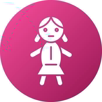 Doll Icon Style vector