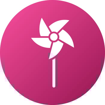 Pinwheel Icon Style vector