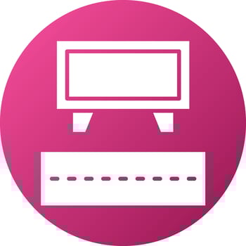Road Sign Billboard Icon Style vector