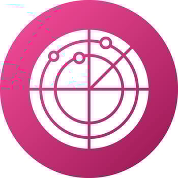 Radar Icon Style vector