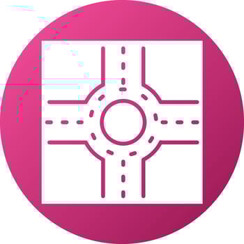 Roundabout Icon Style vector