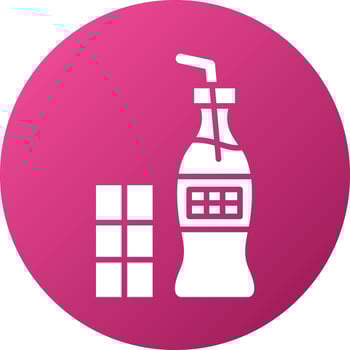 Chocolate Milk Icon Style vector