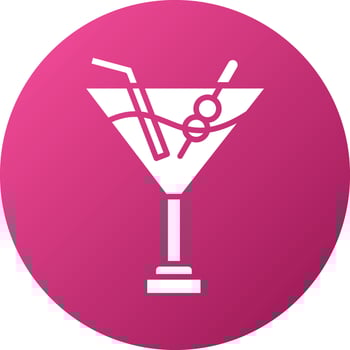 Martini Icon Style vector