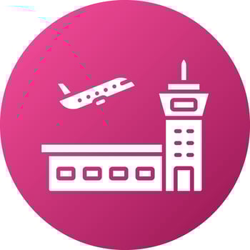 Airport Icon Style vector