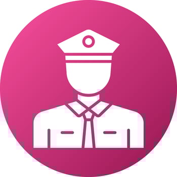 Captain Icon Style vector