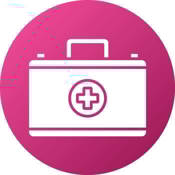 First Aid Kit Icon Style vector