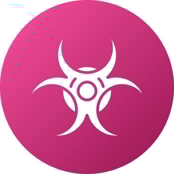 Biohazard Icon Style vector