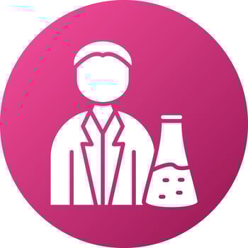 Chemist Icon Style vector