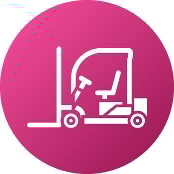 Forklift Icon Style vector