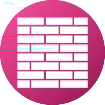 Brickwall Icon Style vector