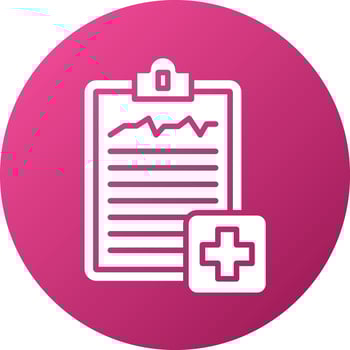 Medical Report Icon Style vector