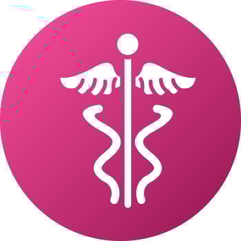 Caduceus Icon Style vector