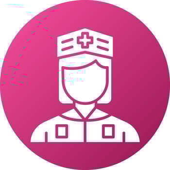 Nurse Icon Style vector