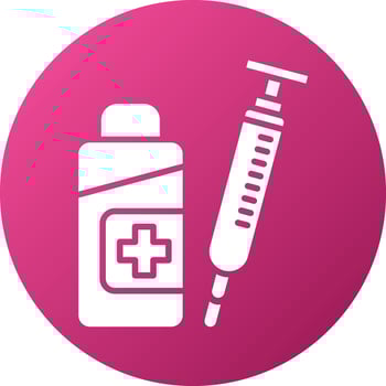 Vaccine Icon Style vector