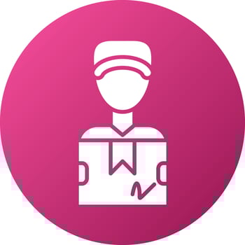 Courier Icon Style vector