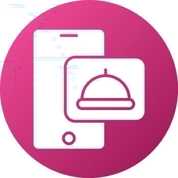 Food App Icon Style vector