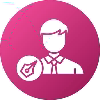 Graphic Designer Icon Style vector