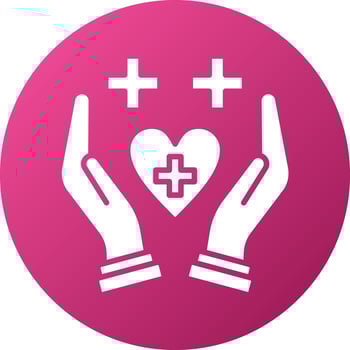 Medical Assistance Icon Style vector