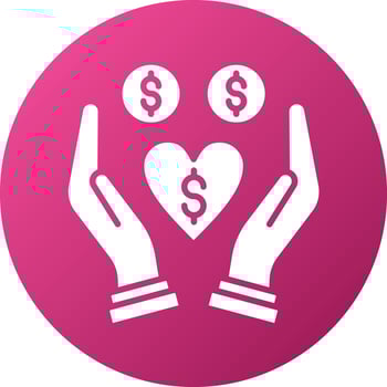 Philanthropy Icon Style vector