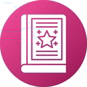 Spellbook Icon Style vector