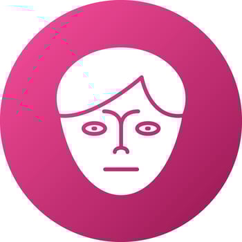 ot Face Icon Style vector