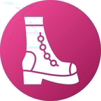 utumn Boots Icon Style vector