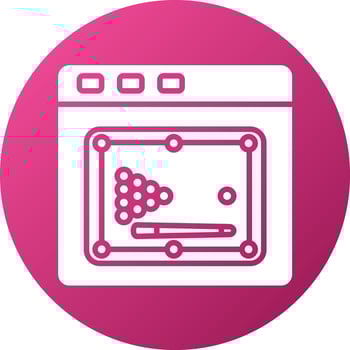 illiard Game Icon Style vector