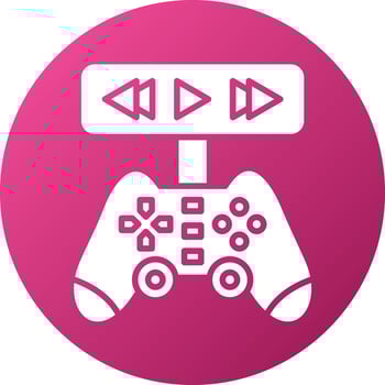 ame Video Icon Style vector