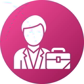 usinessman Icon Style vector
