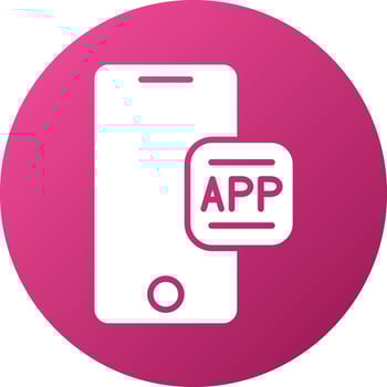 obile App Icon Style vector