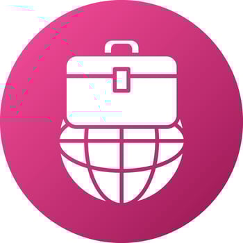lobal Business Icon Style vector