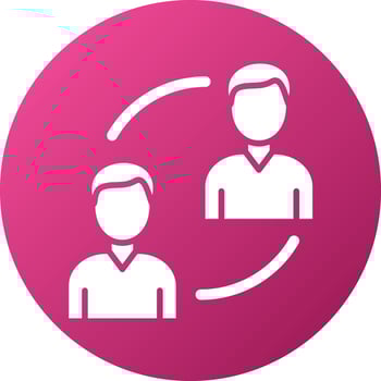 2P Lending Icon Style vector
