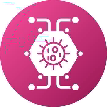 Biological Network Icon Style vector