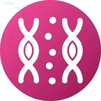 Chromosome Icon Style vector